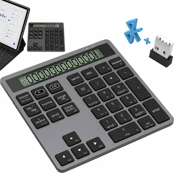 Klávesnice MINI KLÁVESNICE 34 KLÁVES S DUAL MODE BLUETOOTH 5.0/2.4G PRO STUDENTY