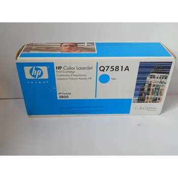 Toner HP Q7581A modrý (cyan)