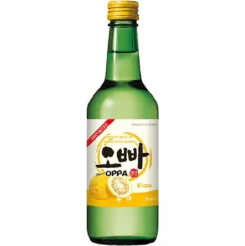 Limonáda Tradiční korejský alkoholický nápoj Soju s příchutí yuzu 360 ml - Oppa