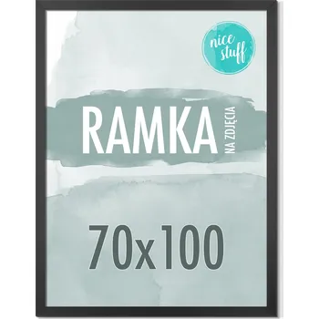 Rám na obraz RÁMEČEK 70x100 B1 RÁMEČEK NA FOTOGRAFIE PLAKÁT Rámečky na fotografie ČERNÉ