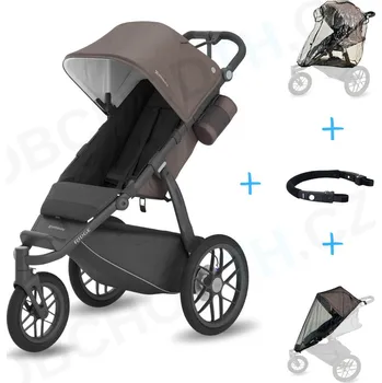 Kočárek Set 4v1 UPPAbaby Ridge Theo + madlo + JOMK pláštěnka + JOMK ochranná síť