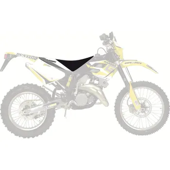 Motodíl BLACKBIRD potah sedla GAS GAS EC 125/250/300 02-06, FSE 450 02-06 PYRAMID (PMD) barva černá šedý bílá (BLACKBIRD potah sedla GAS GAS EC 125/250/300 02-06, FSE 450 02-06 PYRAMID (PMD) barva černá šedý bílá)