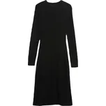 Dámské šaty GAP LS TEXTURED XXS Černá