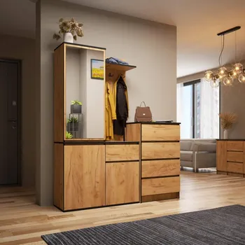 Předsíňová stěna Předsíňová stěna RUMIA - dub craft