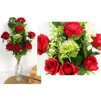 umělá květina GUMOVÁ TULIPÁN JAKO ŽIVÁ KVĚTINA DO VÁZY DEKORATIVNÍ TULIPÁNY