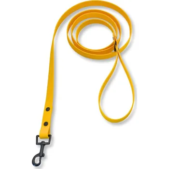 Vodítko pro psa PafDog Voděodolné gumové vodítko s poutkem na ruku, žluté PAF-279