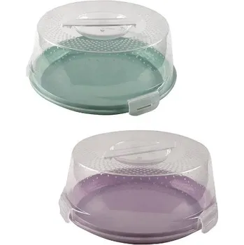 Dóza na potraviny PROHOME - Dóza na dort s klipem 28x12 cm různé barvy