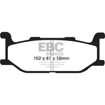 Brzdová destička Brzdové destičky EBC SFA179HH YAMAHA XP 500 T-MAX (ABS) 2001-2003