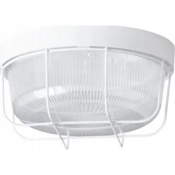 Stropní svítidlo nástěnná - stropní svítidlo z polykarbonátu, nástěnný, průměr 21 cm, IP 54 E27