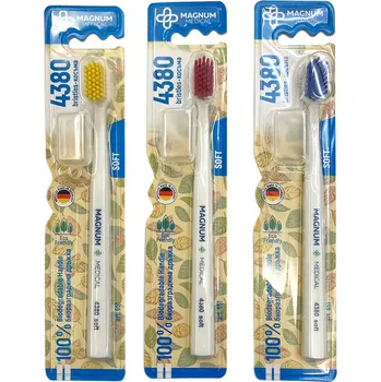 Zubní kartáček Biorozložitelný kartáček na zuby soft Magnum 651