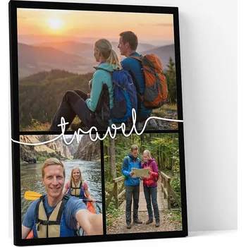 Dětské zboží FOTOPLÁTNO text 03 - koláž z vlastních fototek - 30x40 cm - CZ výroba