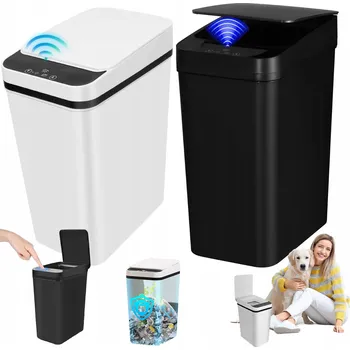 Odpadkový koš SADA AUTOMATICKÝCH KOŠŮ NA ODPAD 12L CHYTRÝCH S DOTYKOVÝM SENZOREM