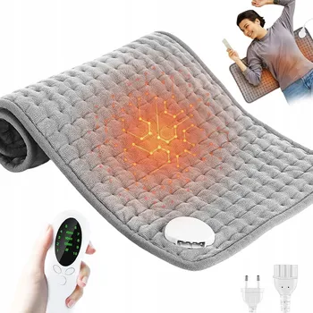 Polštář POLŠTÁŘ ELEKTRICKÝ POLŠTÁŘ 60X30CM 10 TEPLOT AUTO VYPNUTÍ 3 ČASOVAČE