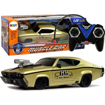 RC model auta Na Dálkové Ovládání Sportovní Auto Klasické 1:20 Zlaté s Ovladačem