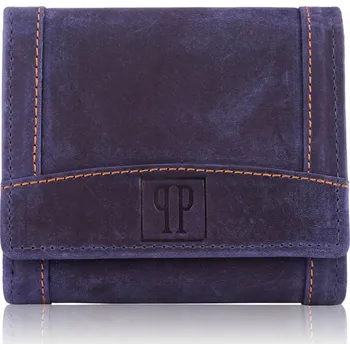 Peněženka Paolo Peruzzi peněženka z pravé kůže fialová - dámská