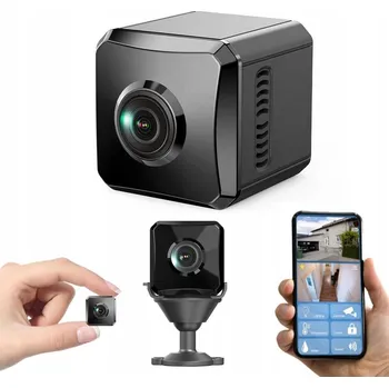 Bezpečnostní kamera MINI ŠPIÓNÍ KAMERA SKRYTÁ WIFI DETEKCE POHYBU VZDÁLENÝ NÁHLED NA TELEFON