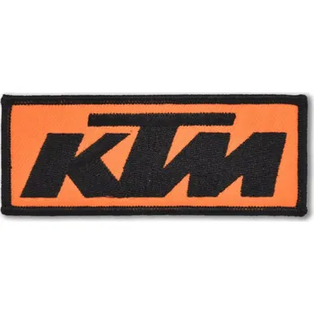 Nášivka Moto nášivka KTM Orange logo 10 cm x 4 cm