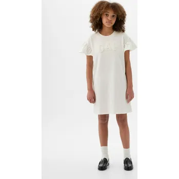 Dívčí šaty GAP Dívčí Dětské mikinové šaty Gap Bílá 152/158 (2331505)