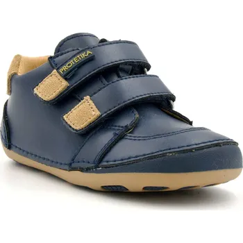 Chlapecké tenisky Protetika dětské kožené barefoot tenisky Maximo Navy Velikost: 20