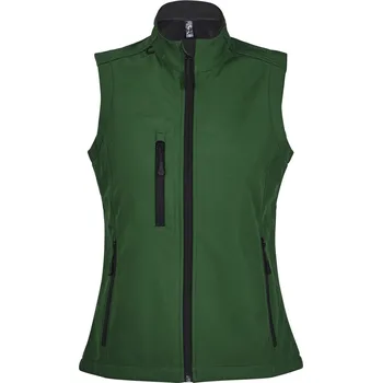 Dámská vesta SOĽS Rallye Women Dámská softshellová vesta SL46801 Bottle green M