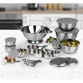 Přisada na vaření a pečení Die moderne Hausfrau Sada nerezového kuchyňského nádobí All in One, 27 ks 830229