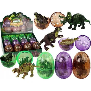 Figurka Vajíčko s figurkou dinosaura, 3 barvy, 9 cm