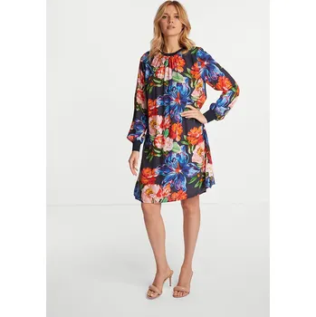 Dámské šaty Šaty Rich & Royal Blau/ Rot 1658877 38