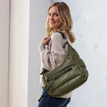 Chiemsee Dámská kabelka přes rameno prošívaná, olivová 841373