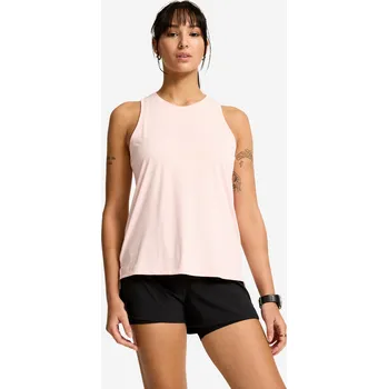 Pánské tričko DOMYOS Dámské fitness tílko regular S RŮŽOVÁ