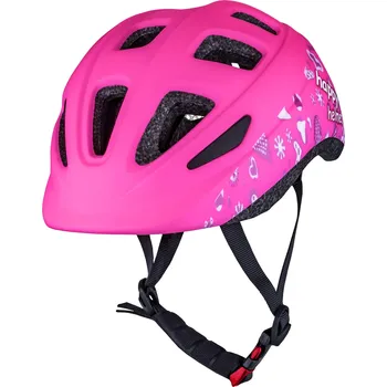 Cyklistická přilba LACETO Dětská cyklistická helma FELIZ XS RŮŽOVÁ