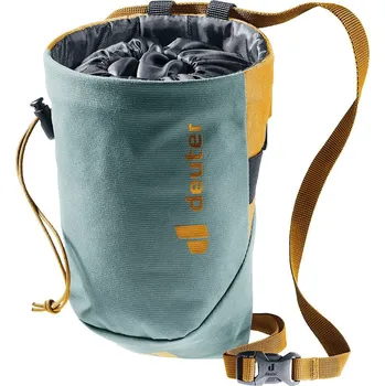 Sportovní batoh pytlík na magnesium DEUTER Gravity Chalk Bag II L teal-cinnamon