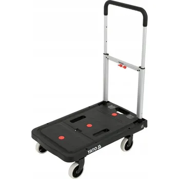 Plošinový vozík Transportní vozík Yato, plošina, 1 police, nosnost 137 kg, 41x67,5 cm