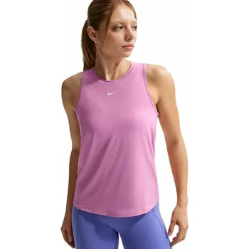 Dámské funkční tílko Nike ONE CLASSIC W růžové FN2808-503 - S | UK 11,5 | US 12,5