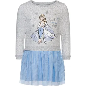 Dětská móda lupilu® Dívčí mikinové šaty (98/104, Ledové království)