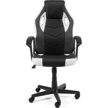 Křeslo Kancelářské křeslo OVELIA - černé / bílé