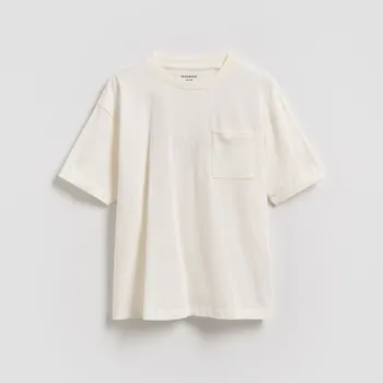 Dětská móda Reserved - Bavlněné tričko - bílá - 966HR-00X - 966HR-00X-122