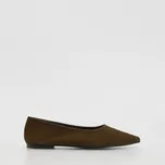 Reserved - Semišové baleríny - pudrově hnědá - 916FF-98X - 916FF-98X-35