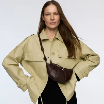 Kabelka Reserved - Kabelka na rameno - tmavě hnědá - 787FC-89X - 787FC-89X-ONE