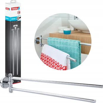 Věšák Věšák na ručníky BEZ VRTÁNÍ tesa dvojitý