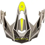 Kšilt pro přilby N312 TRACK, NOX (šedá,žlutá fluo)