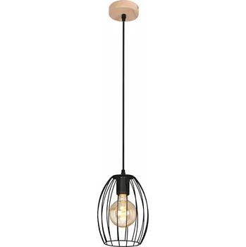 Lustr na lanku 1xE27/60W/230V černá