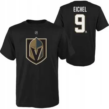 Chlapecké tričko Dětské tričko Vegas Golden Knights NHL Jack Eichel Flat Name & Number Ss Ct