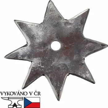 Bojový sport Chladné Zbraně Ručně kovaná vrhací hvězdice "SHARP SUN - LIVING HISTORY"