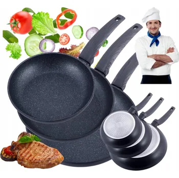 Pánev Sada 3 pánví 20/24/28 cm na plyn i indukci Kamille