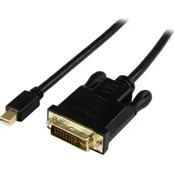 Video kabel StarTech kabelový adaptér Mini DisplayPort M na DVI-D M 0.9 m černá (MDP2DVIMM3BS)