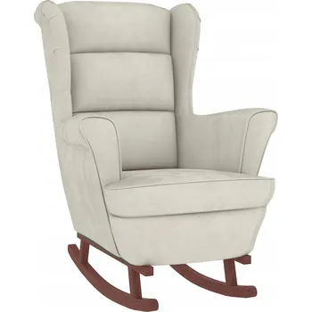 Křeslo Houpací křeslo VidaXL béžové