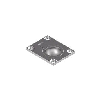 Zábradlí nerez_solar_martim Zapuštěný splachovací kroužek, litý, leštěný WM8241 - 48 X 38 X 12 mm, nerez A4 - AISI 316 Varianta: Zapuštěný zvedací kKroužek, litý, leštěný WM8241 - 48 X 38 X 12 mm, nerez A4 - AISI 316