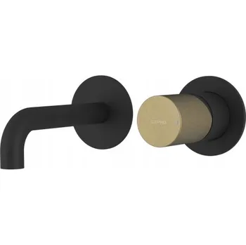 Vodovodní baterie Umyvadlová baterie pod omítku Sapho černá