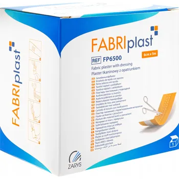 Náplast Textilní náplast s polštářkem k nastříhání FABRIplast 6 cm x 5 m