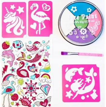 Tetování Tetování pro děti Sada barev na obličej a tetování